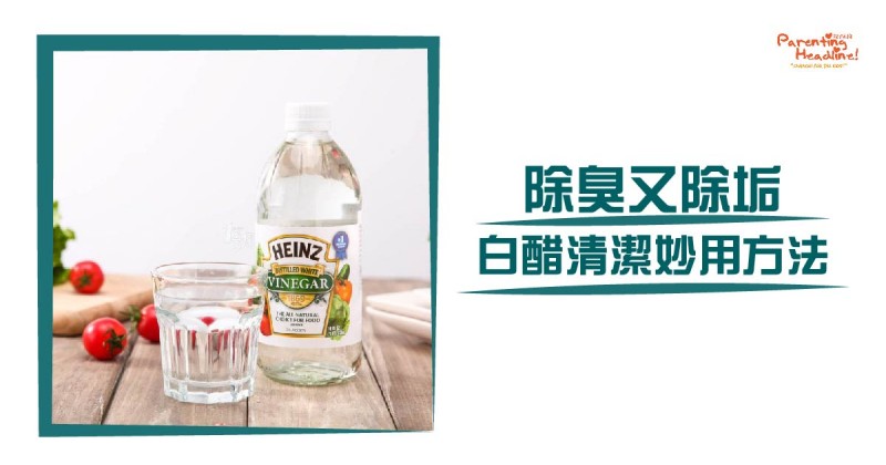 【除臭又除垢】白醋清潔妙用方法