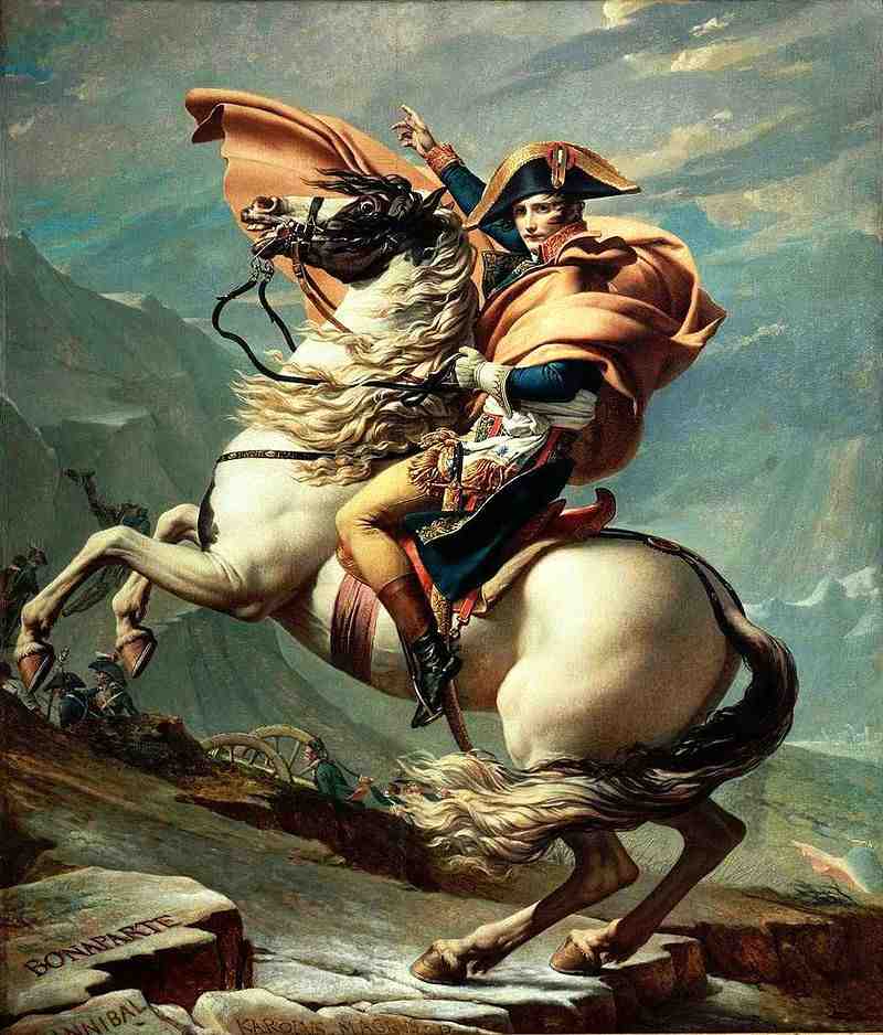 拿破侖越過阿爾卑斯山1