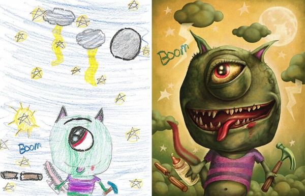 go monster project kids drawings inspire artists 58 880 600x385