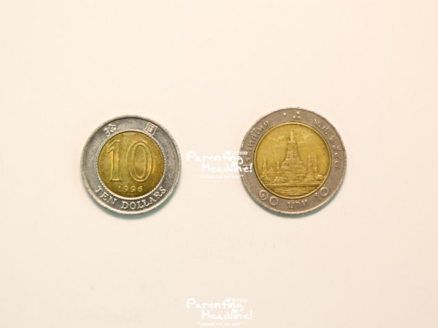 【親子頭條】10baht泰幣扮hk$10硬幣