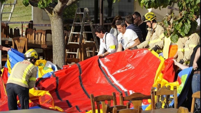 【親子頭條】西班牙兒童彈床鬆脫釀1死6傷