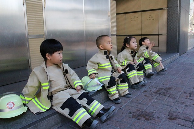 【最新活動】d‧park畀小朋友扮做消防員