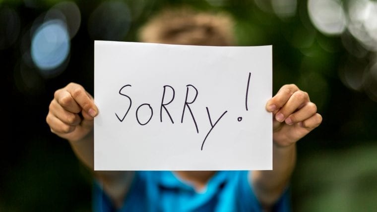 【Sorry】做錯事不是問題　6種假道歉更糟糕